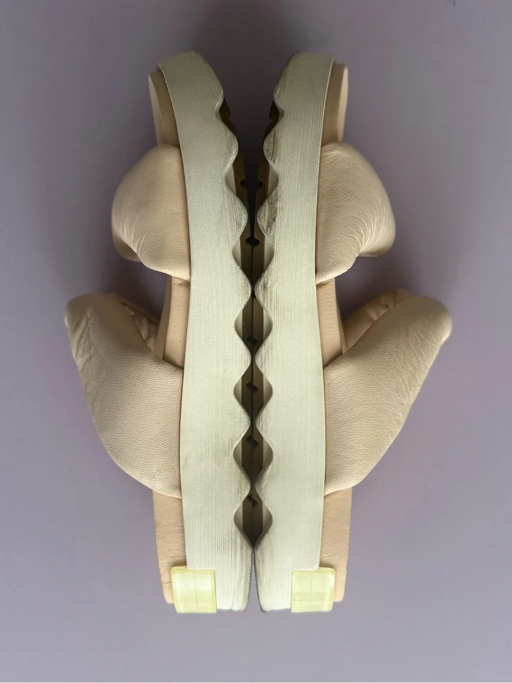Sorel Cream Padded Double-Strap Slide Sandals - Picture 3 of 6